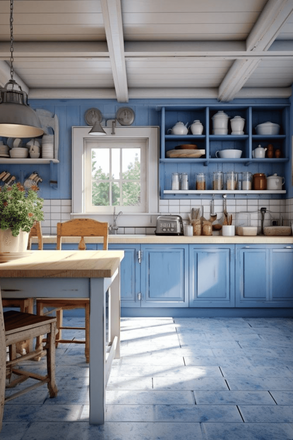 20 Splendid Ideas For Blue Kitchens In 2024 | The Olive Branch Nest