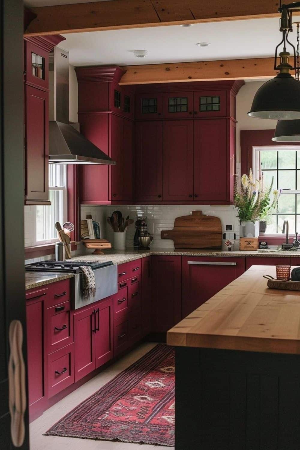 Country Chic: 30 Timeless Moody Farmhouse Kitchen Designs | The Olive ...