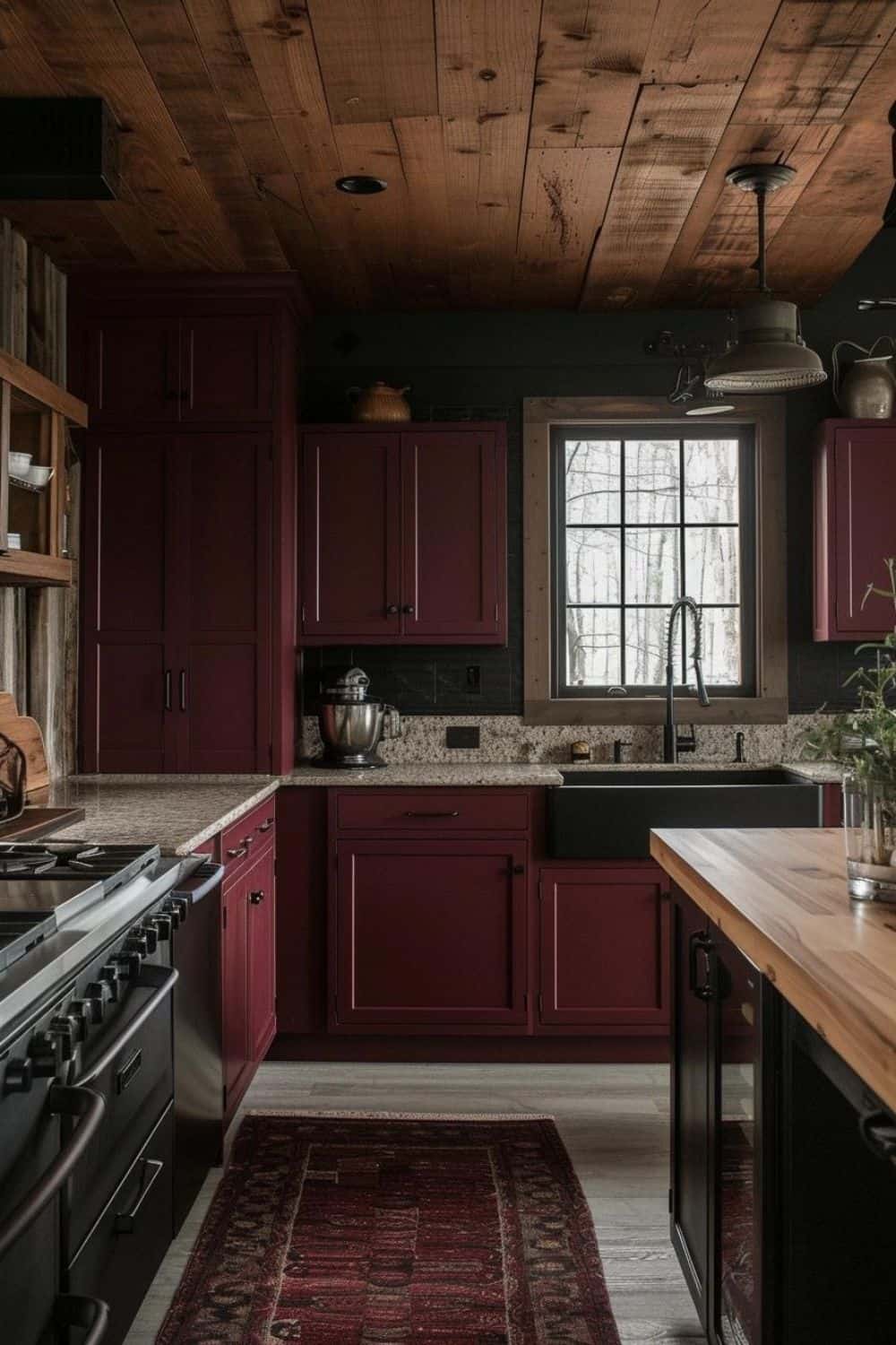 Country Chic: 30 Timeless Moody Farmhouse Kitchen Designs | The Olive ...