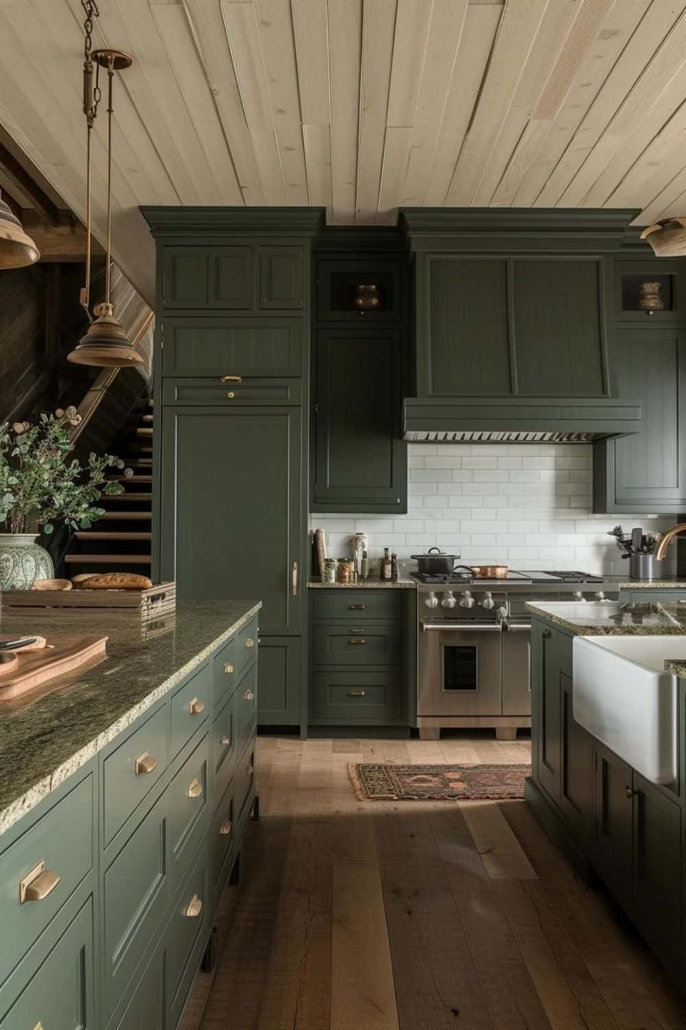 Country Chic: 30 Timeless Moody Farmhouse Kitchen Designs | The Olive ...