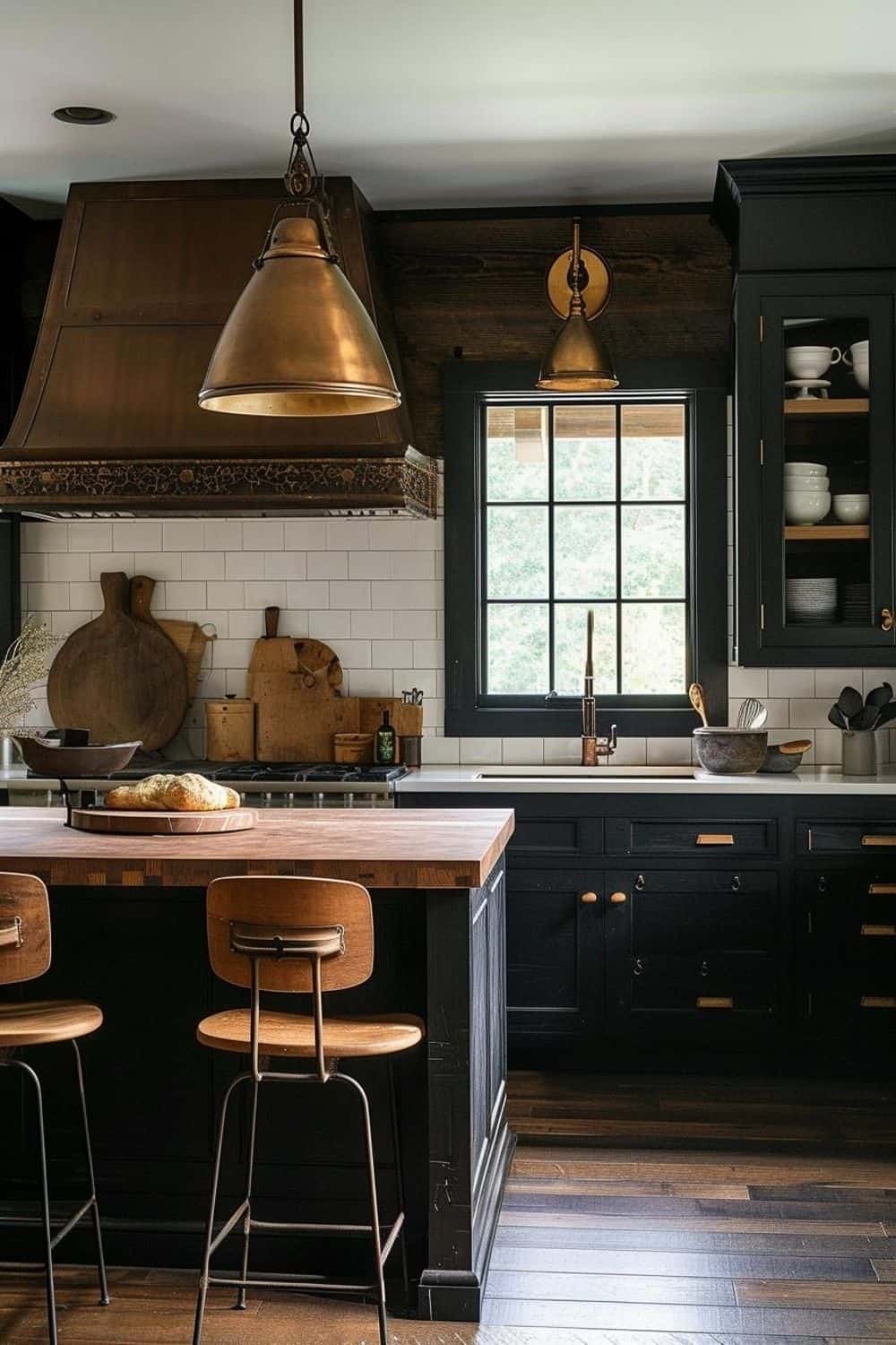 Country Chic: 30 Timeless Moody Farmhouse Kitchen Designs | The Olive ...