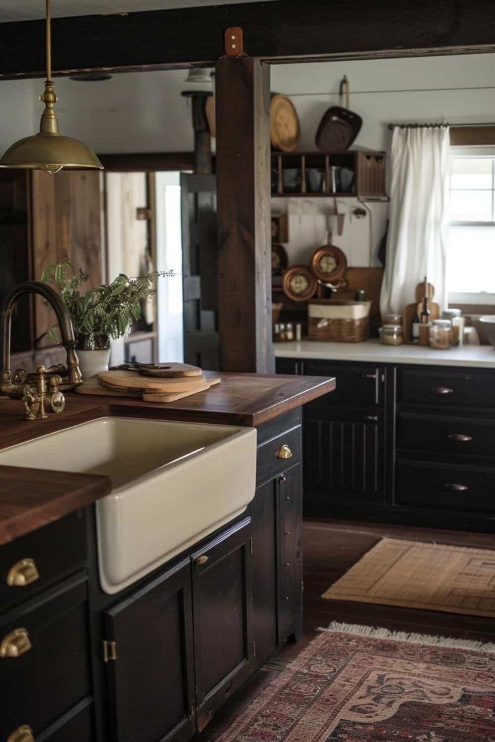 Country Chic: 30 Timeless Moody Farmhouse Kitchen Designs | The Olive ...