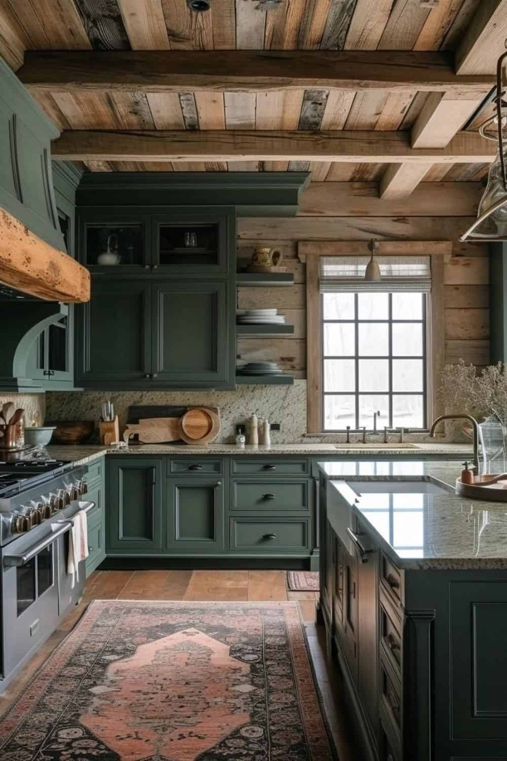 Country Chic: 30 Timeless Moody Farmhouse Kitchen Designs | The Olive ...