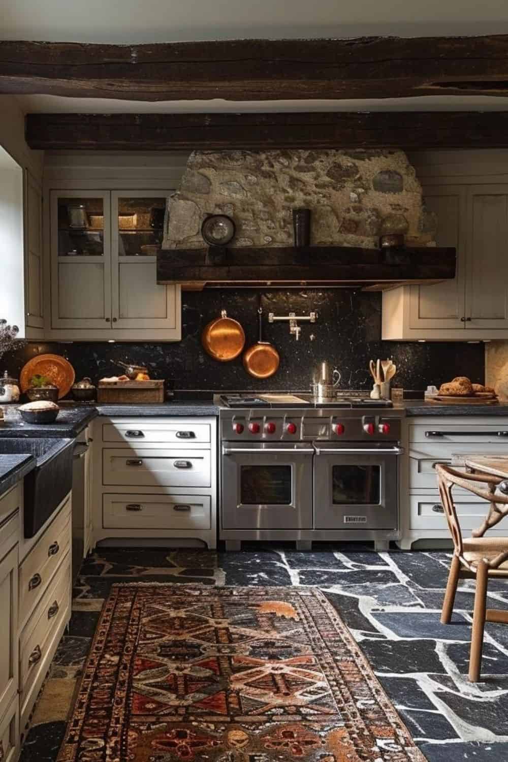 Country Chic: 30 Timeless Moody Farmhouse Kitchen Designs | The Olive ...