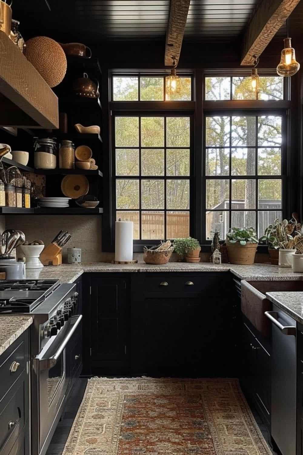 Country Chic: 30 Timeless Moody Farmhouse Kitchen Designs | The Olive ...