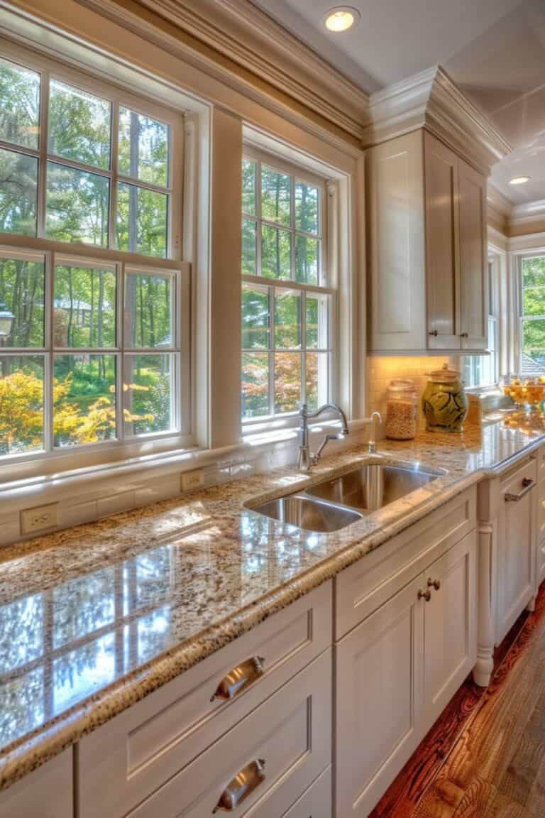 timeless white kitchen