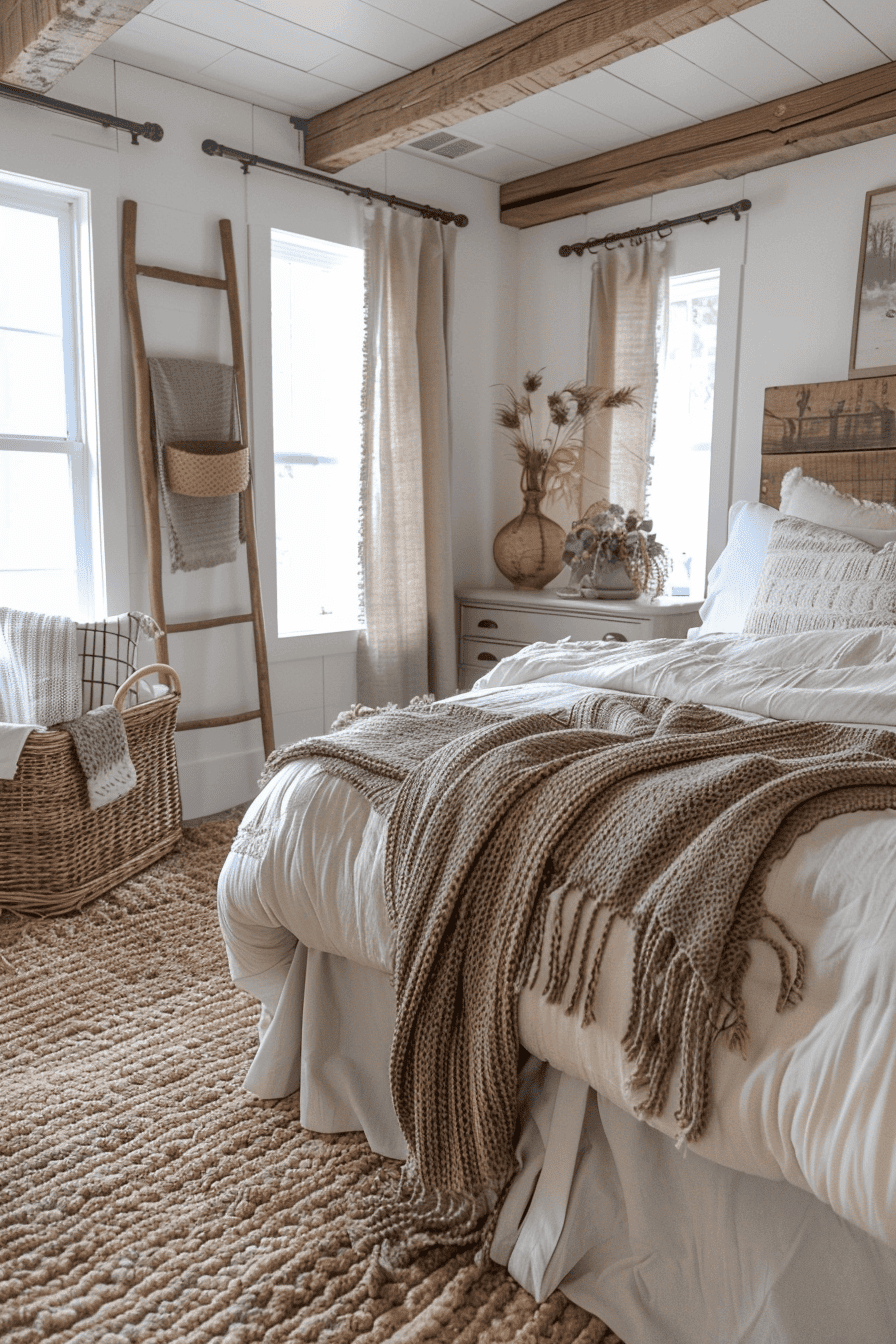 40 Chic Farmhouse Bedrooms That Bring Country Charm Home | The Olive ...