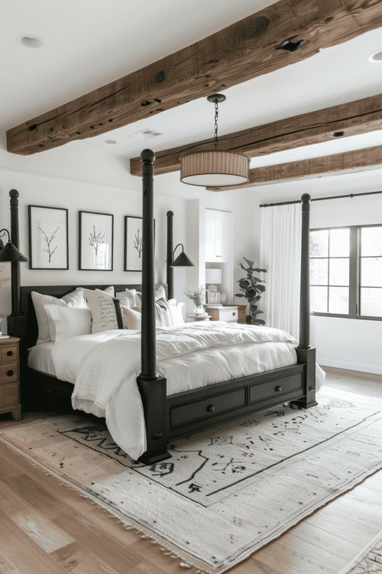 40 Chic Farmhouse Bedrooms That Bring Country Charm Home | The Olive ...