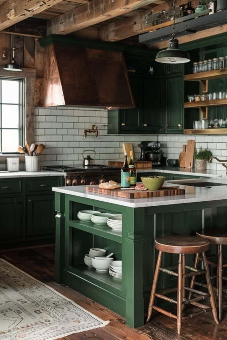 50 Stunning Green Kitchens To Inspire