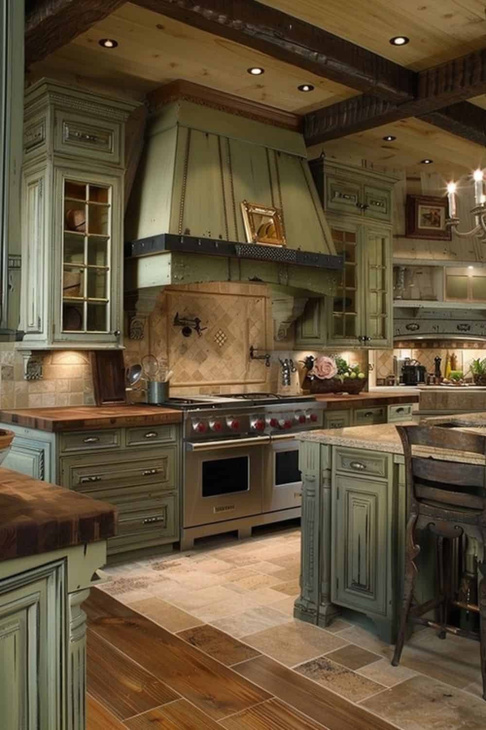 50 Stunning Green Kitchens To Inspire | The Olive Branch Nest