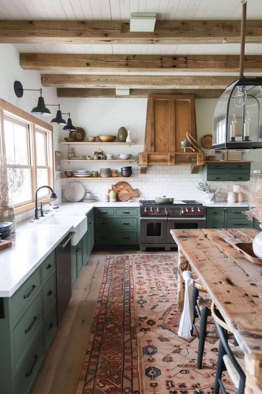 50 Stunning Green Kitchens To Inspire | The Olive Branch Nest