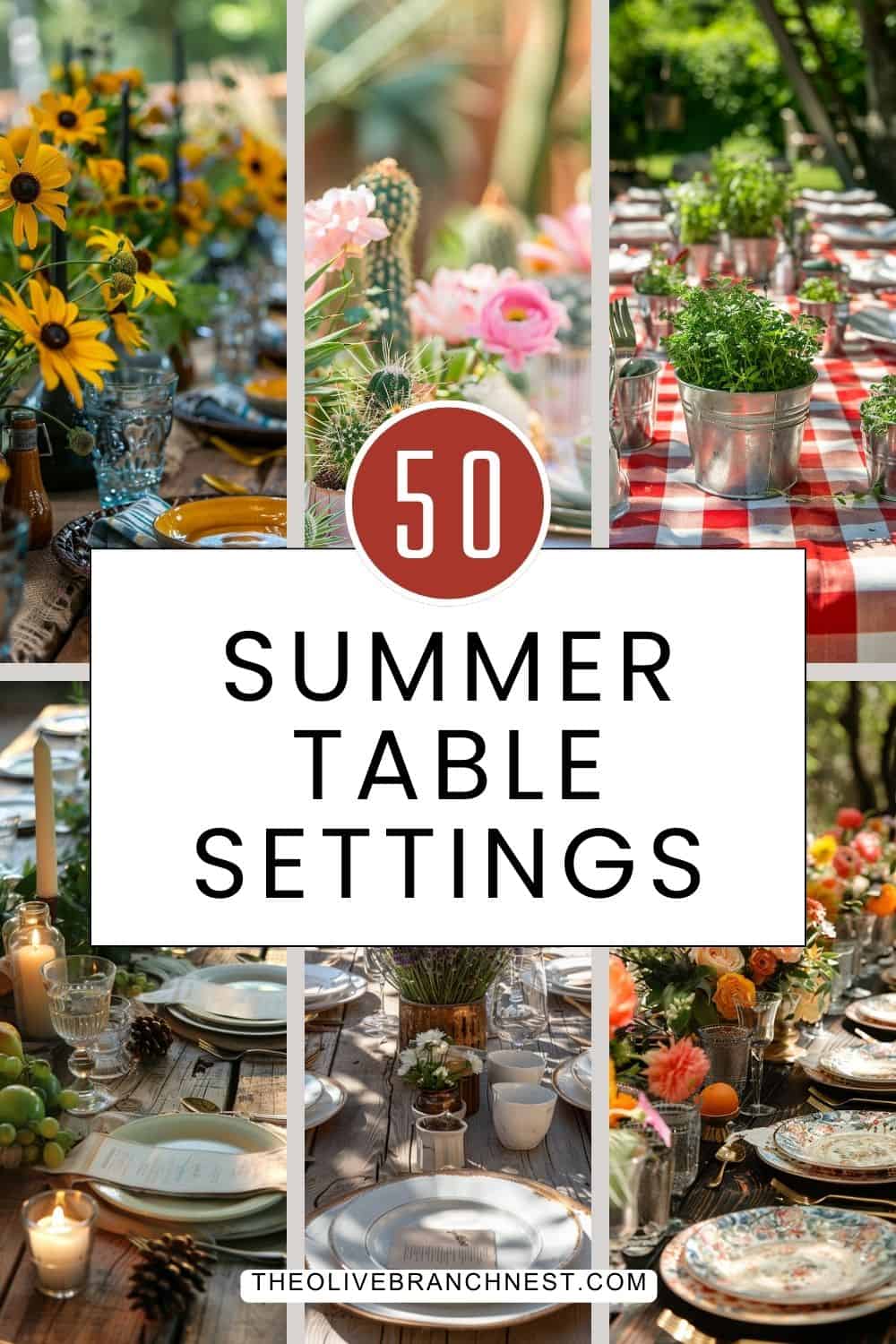 50 Sizzling Summer Tablescape Ideas To Dazzle Your Guests | The Olive ...