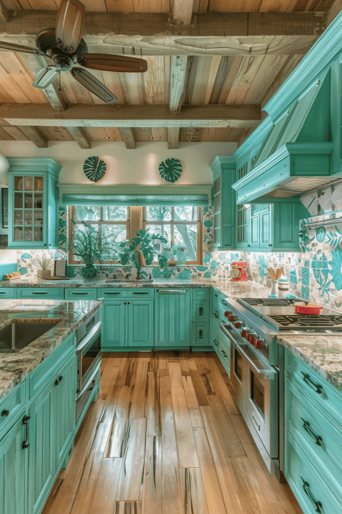 tropical coastal kitchen