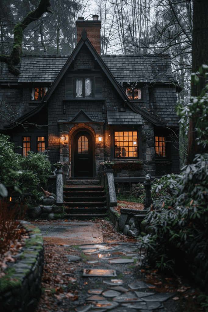 moody cottagecore house