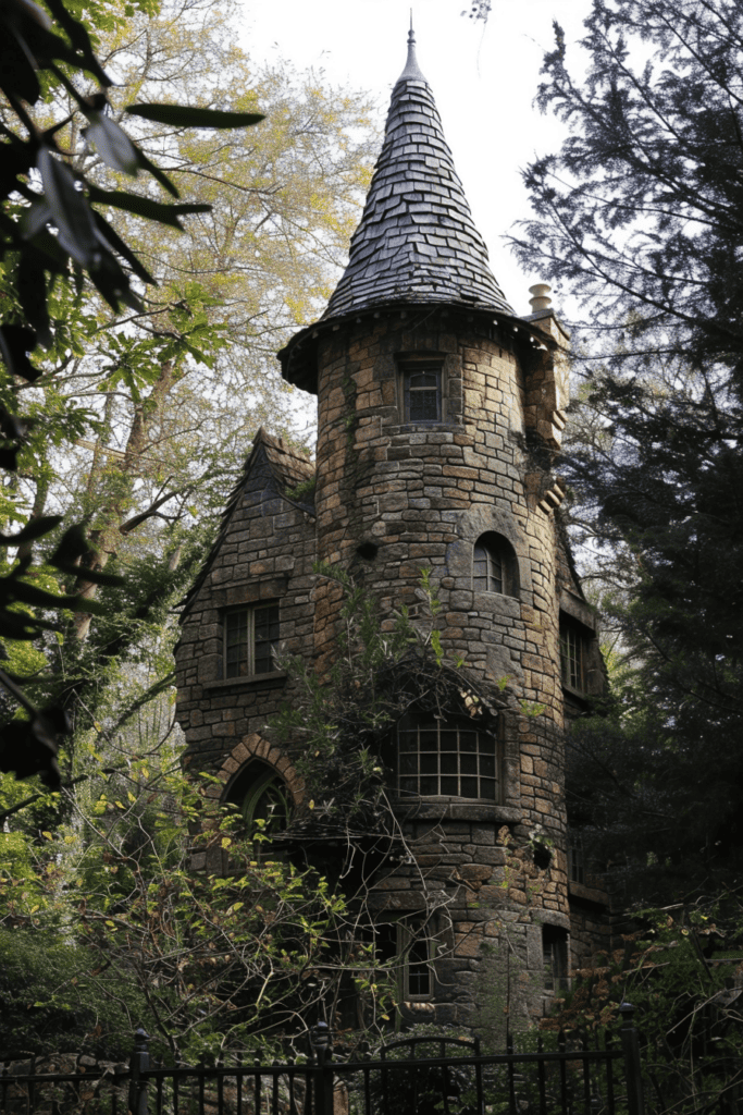 stone tower cottagecore home