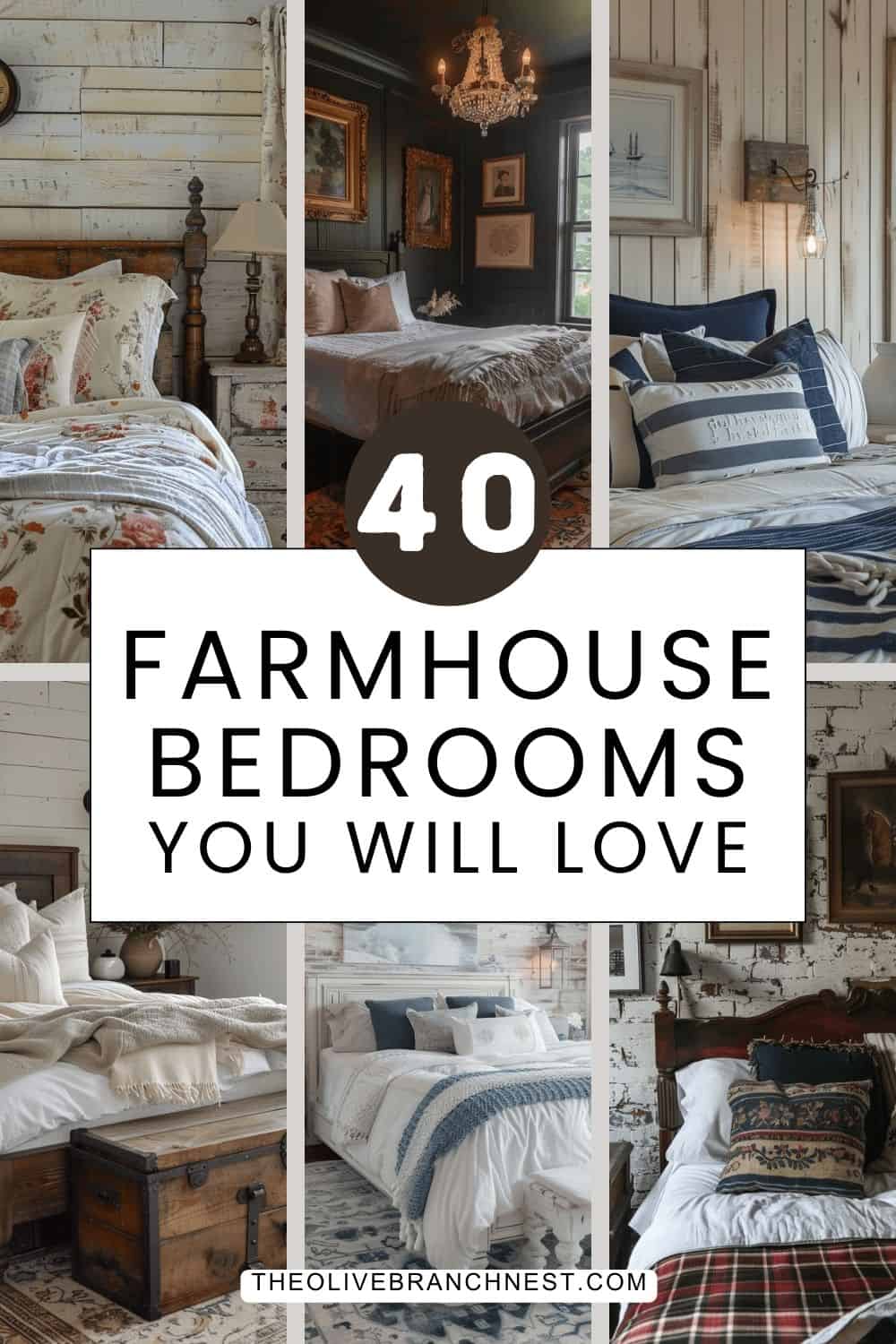 40 Chic Farmhouse Bedrooms That Bring Country Charm Home | The Olive ...