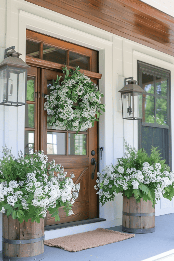 white Summer Front Porch decor