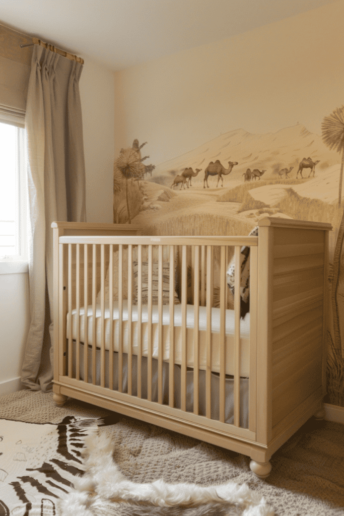 desert safari nursery neutral colors 