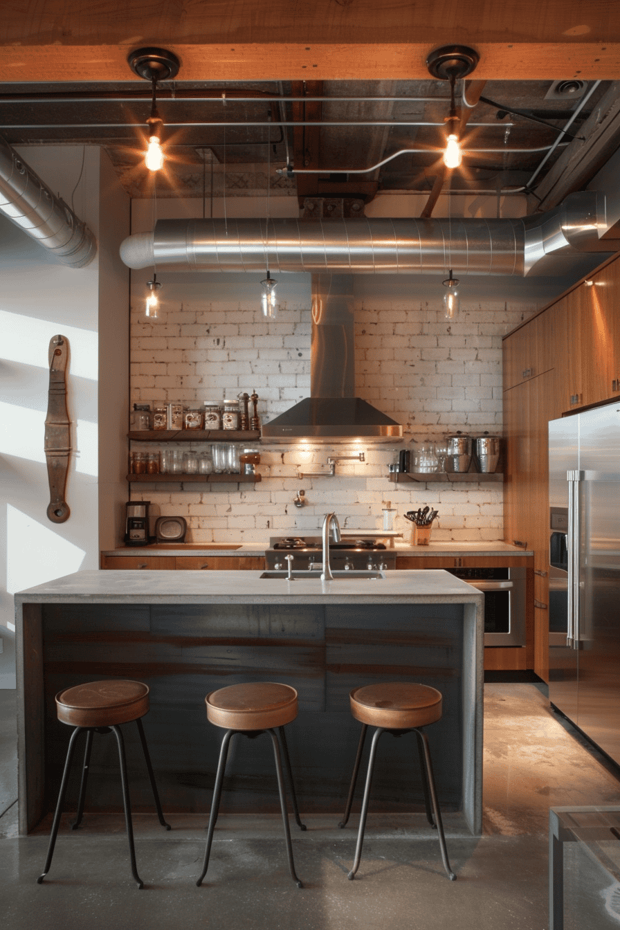 Concrete & Steel: 45 Stunning Industrial Kitchen Ideas | The Olive ...