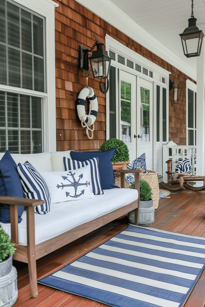 nautical Summer Front Porch 