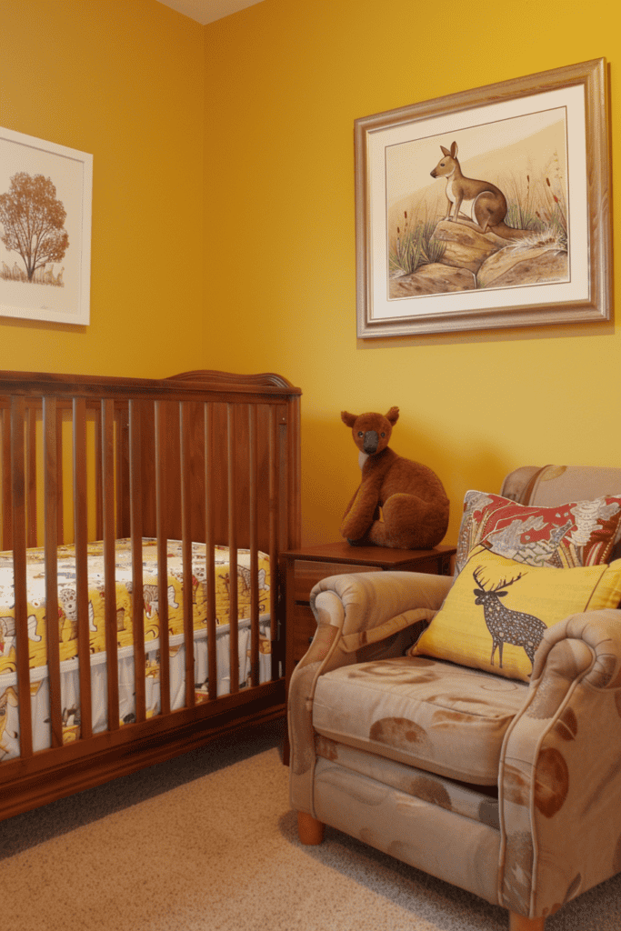 Australian outback kangaroo nursery