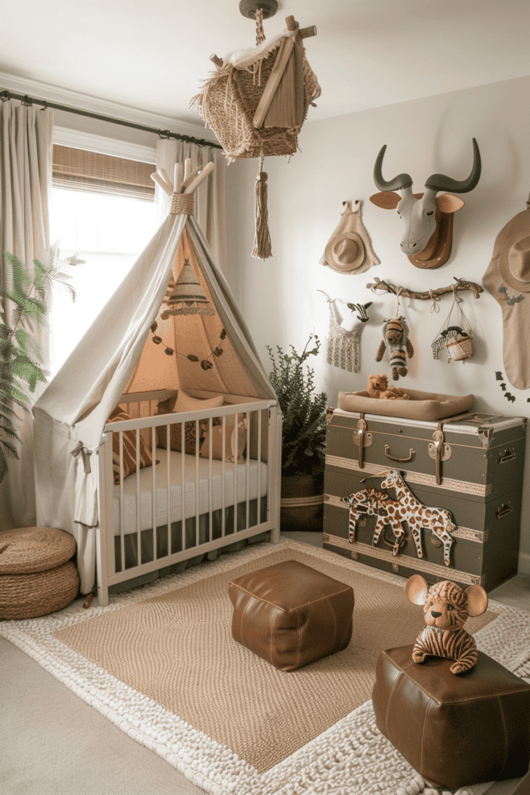 12 Enchanting Safari Nursery Ideas For Your Little Adventurer | The ...