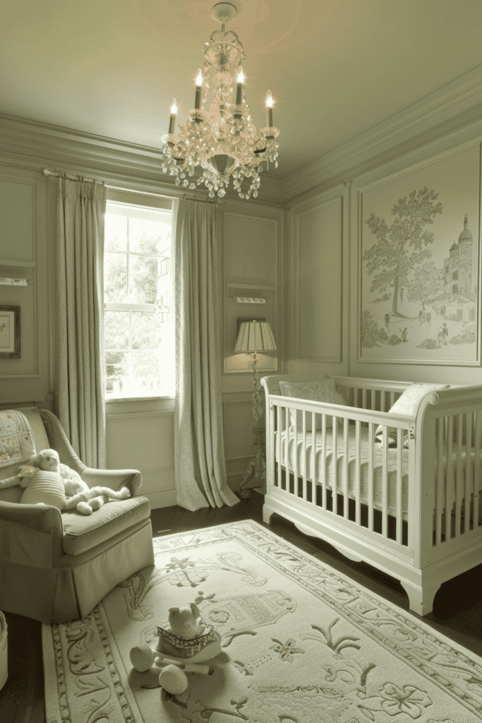 sage green nursery