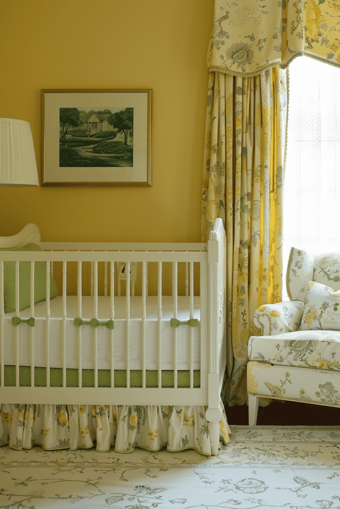 yellow and green nursery