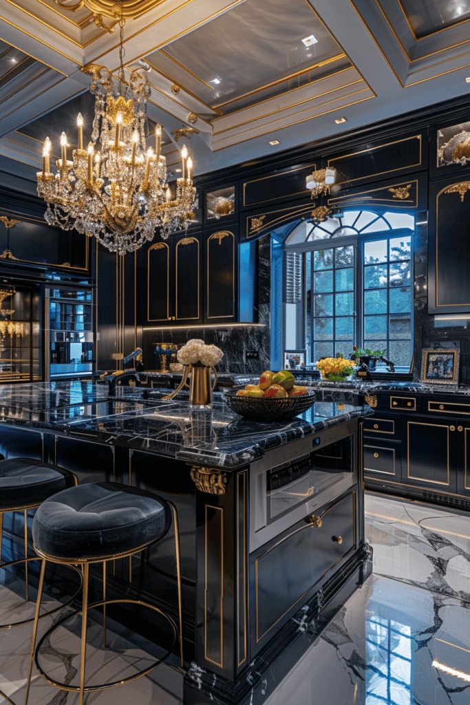 luxury french kitchen 