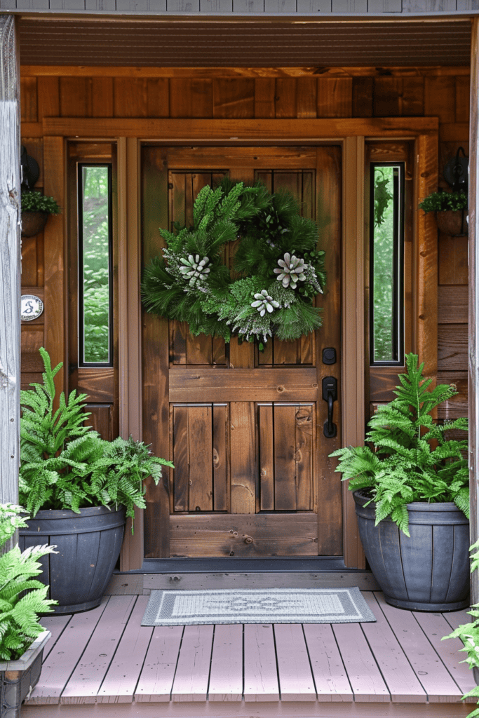 forest inspired Summer Front Porch 