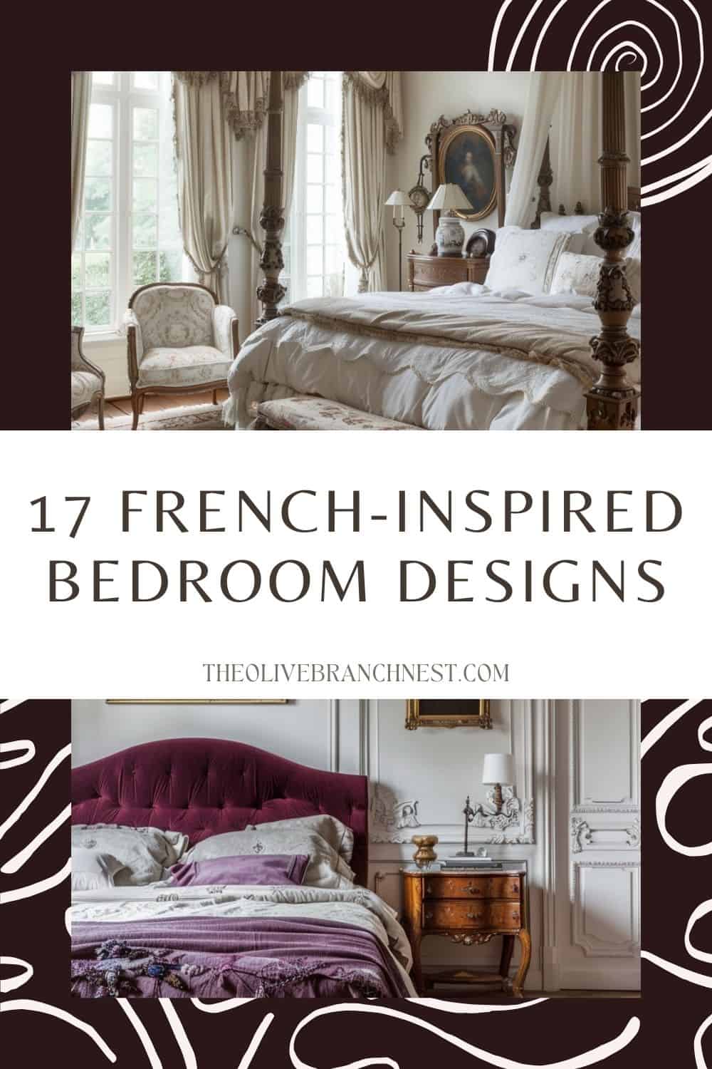 Parisian Oasis: 17 Enchanting French Styled Bedrooms | The Olive Branch ...
