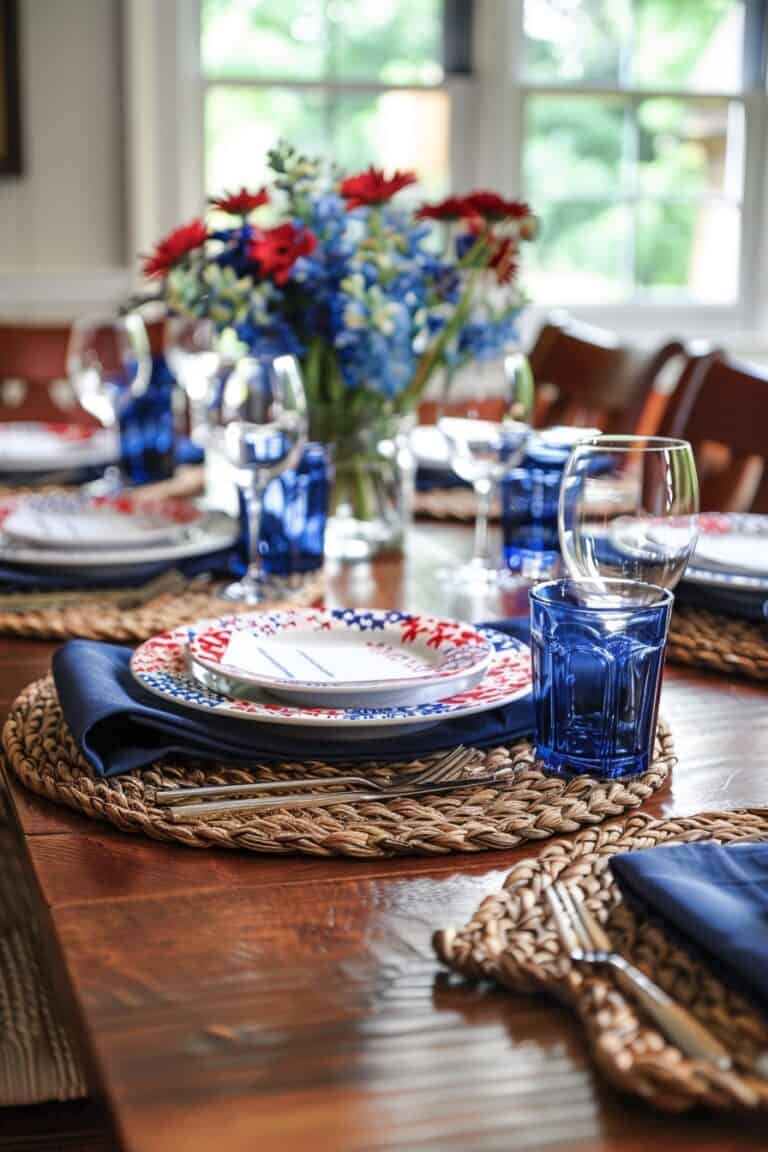 fourth of july table setting ideas