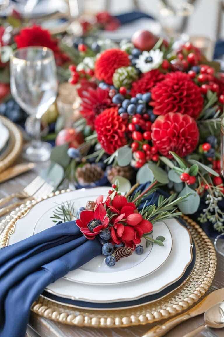 fourth of july table setting ideas