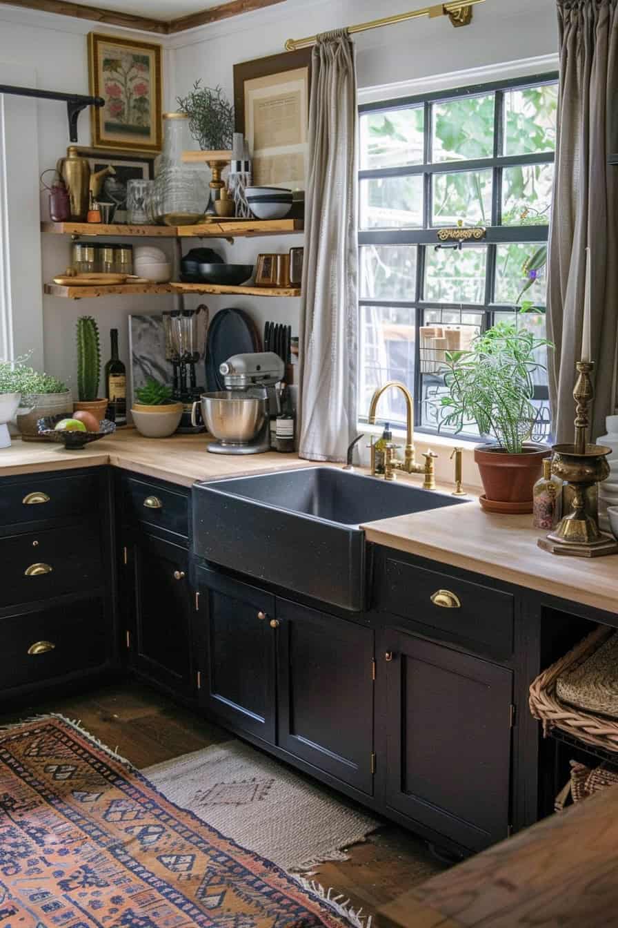 20 Bold And Beautiful Black Kitchen Ideas The Olive Branch Nest