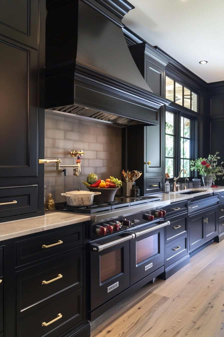 20 Bold And Beautiful Black Kitchen Ideas | The Olive Branch Nest