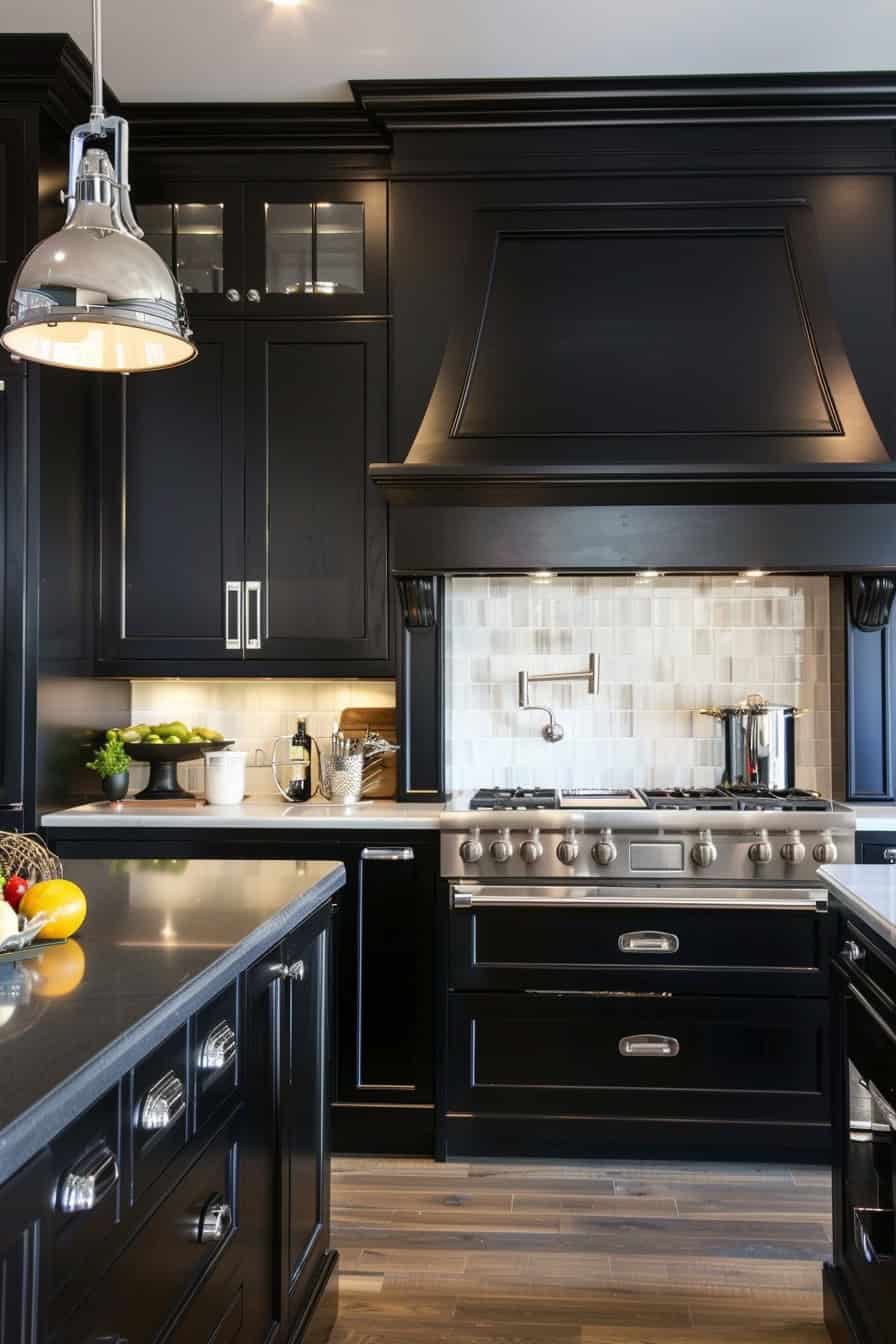 20 Bold And Beautiful Black Kitchen Ideas | The Olive Branch Nest