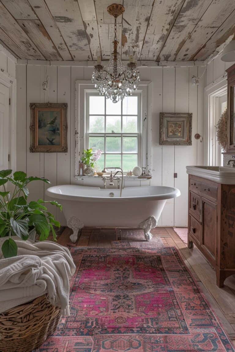 22 Beautiful Boho Bathrooms For Your Home | The Olive Branch Nest