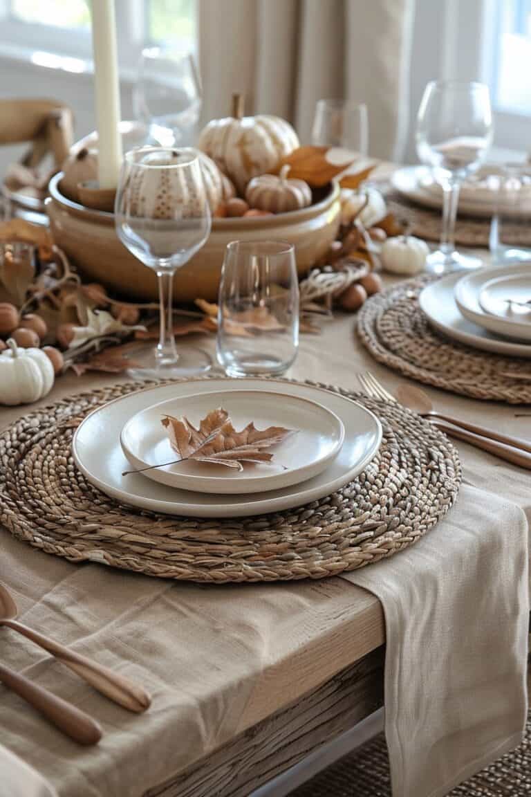 27 Creative Fall Table Setting Ideas | The Olive Branch Nest