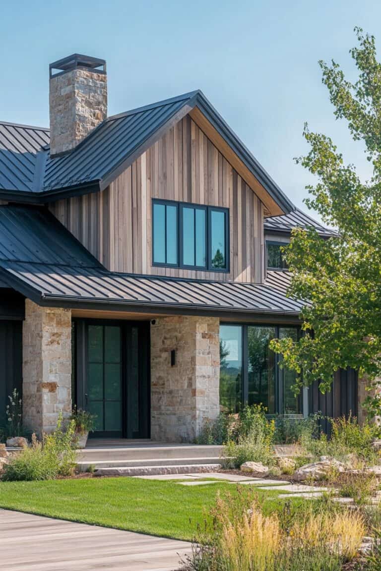 27 Stunning Modern Farmhouse Exteriors | The Olive Branch Nest