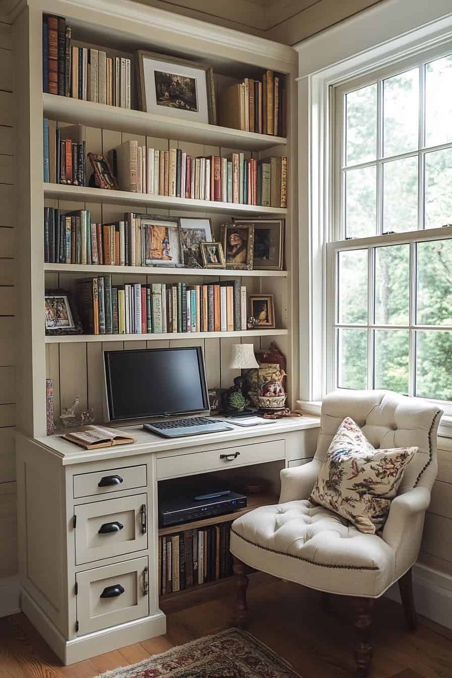 25 Creative Small Home Library Ideas You Will Adore | The Olive Branch Nest