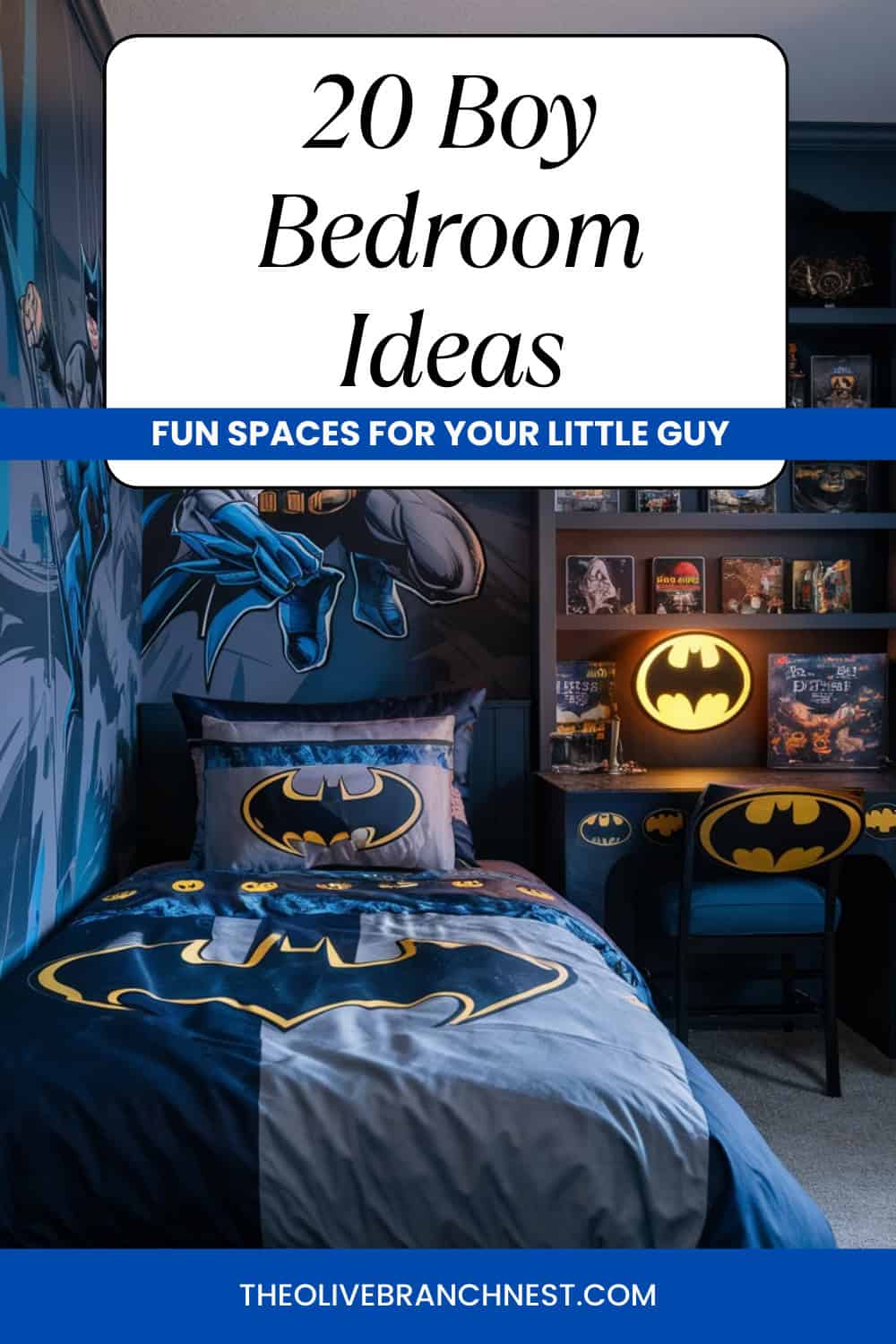 20 Creative Boy Bedroom Ideas For Your Little Boy | The Olive Branch Nest
