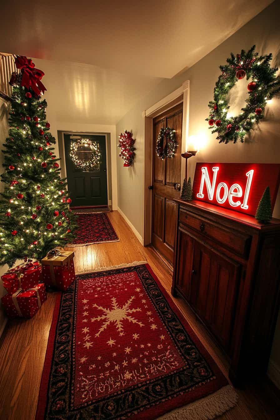 24 Stunning Christmas Entryway Ideas | The Olive Branch Nest