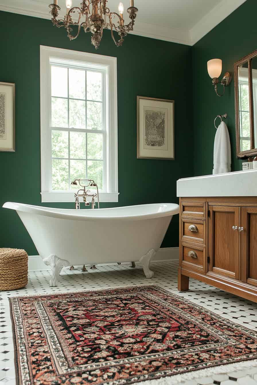 19 Amazing Green Bathroom Ideas | The Olive Branch Nest