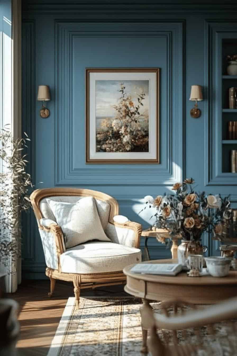 42 Inspiring Blue Living Room Ideas & Designs | The Olive Branch Nest