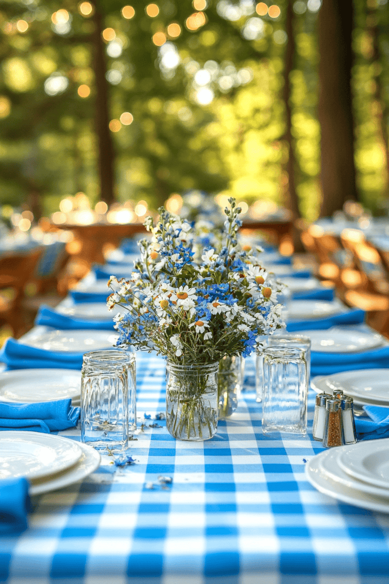 Dine In Style: 23 Gorgeous Blue And White Tablescapes | The Olive ...