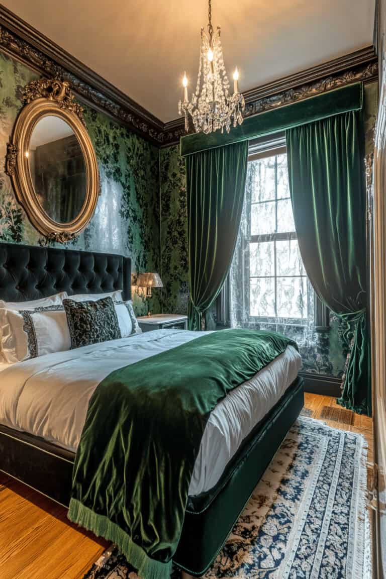 Curated visual reference: Picture Idea: 18 Green Bedroom Ideas To Transform Your Space Into A