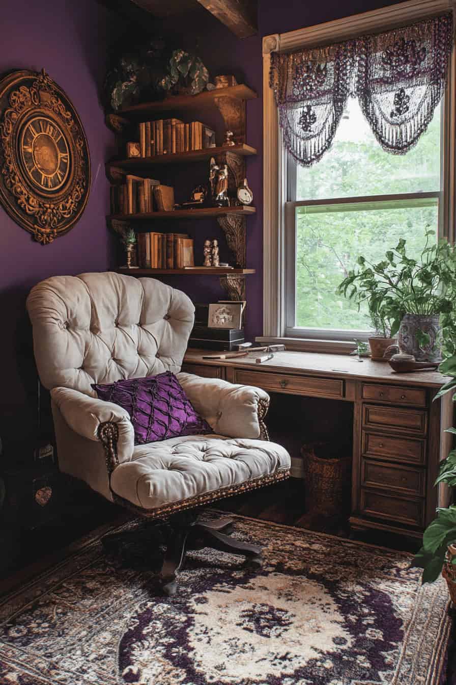 10 Moody Office Ideas For A Bold, Stylish Workspace The Olive Branch Nest