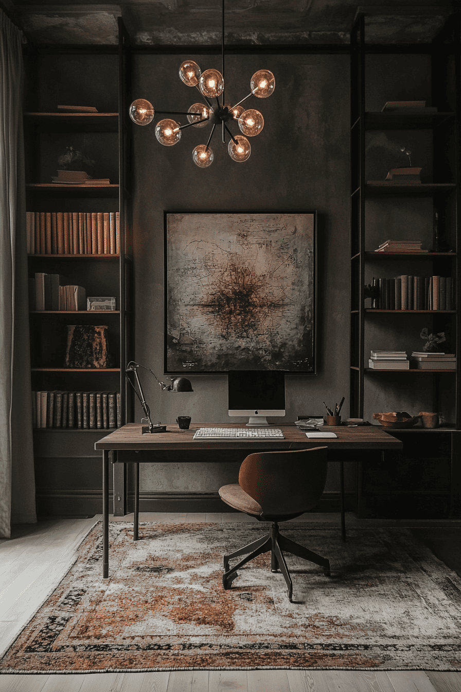 10 Moody Office Ideas For A Bold, Stylish Workspace | The Olive Branch Nest