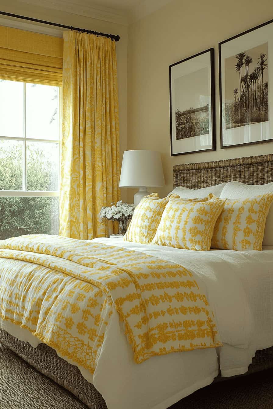 28 Yellow Bedroom Ideas For A Bright And Beautiful Room | The Olive ...