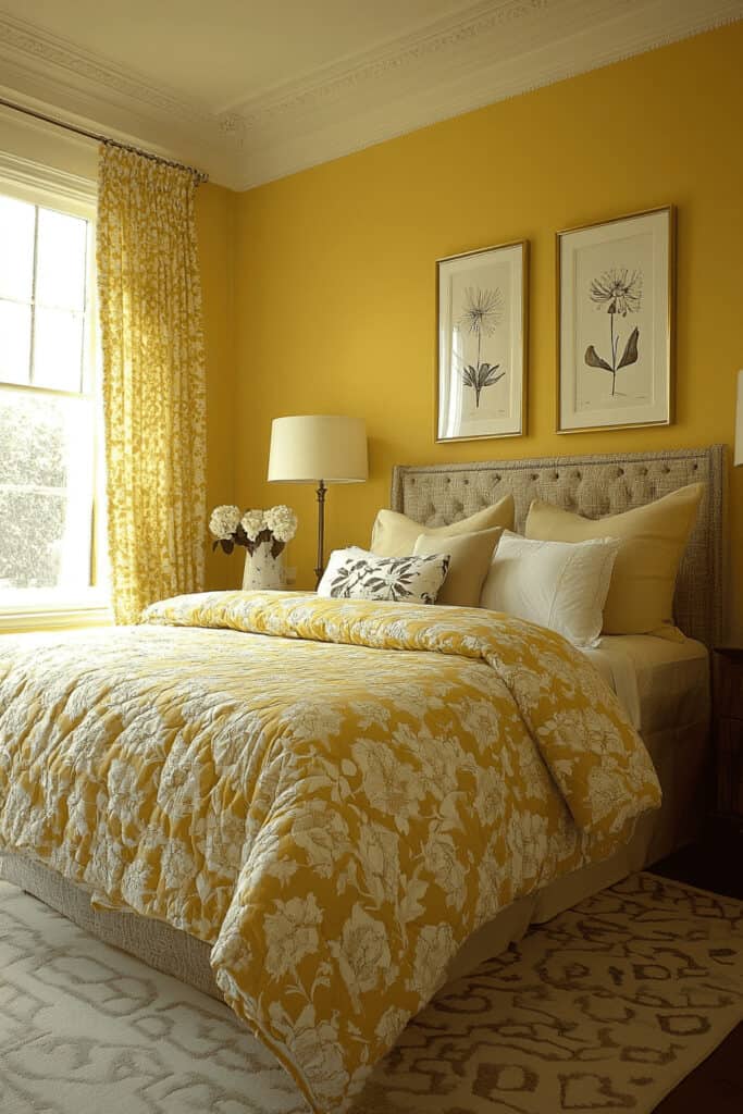 28 Yellow Bedroom Ideas For A Bright And Beautiful Room The Olive